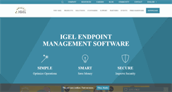 Desktop Screenshot of igel.com